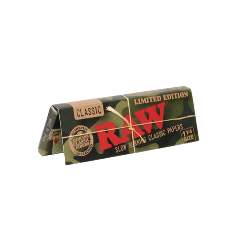 RAW- CLASSIC CAMO EDITION 1 1/4 SIZE PAPERS