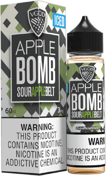 Buy Iced Apple Bomb (Sour Apple Belt) | Salt Nic Vape Juice Buy Iced Apple Bomb (Sour Apple Belt) | Salt Nic Vape Juice