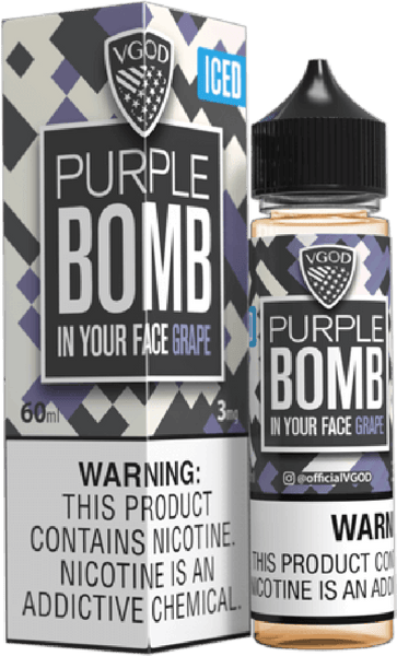 Buy Iced Purple Bomb (In Your Face Grape) | Salt Nic Vape Juice Buy Iced Purple Bomb (In Your Face Grape) | Salt Nic Vape Juice