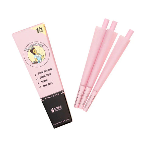 BLAZY SUSAN PINK 1 1/4" CONES 6 CT