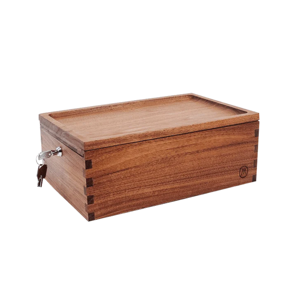 MARLEY NATURAL LOCK STASH BOX BLACK WALNUT