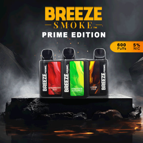 BREEZE PRIME EDITION DISPOSABLE VAPE (display)