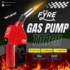 Gas Pump Shaped Torch Refillable and Adjustable Flame