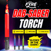 Saber Shaped Torch with Glowing Lights and Adjustable Flame