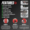 Refillable Raygun Mini Torch Lighter With Lights + Sound