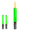 Saber Shaped Torch with Glowing Lights and Adjustable Flame