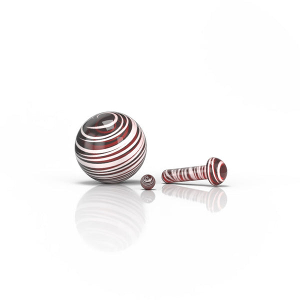 HONEYBEE HERB GLASS MUSHROOM PILLAR TERP SET