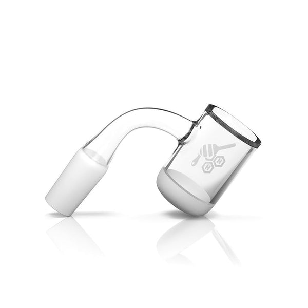 HONEYBEE HERB HONEY & MILK BEVEL BOWL QUARTZ BANGER - 90° DEGREE- 18MM