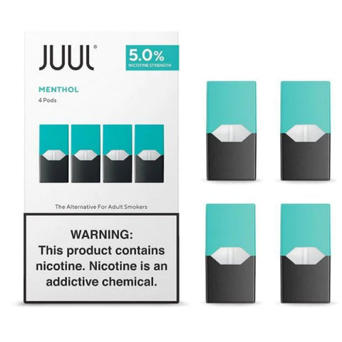 JUUL PODS CLASSIC MENTHOL 5% 4PK