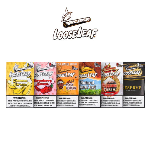 LOOSE LEAF- TOBACCO WRAPS 5PACK