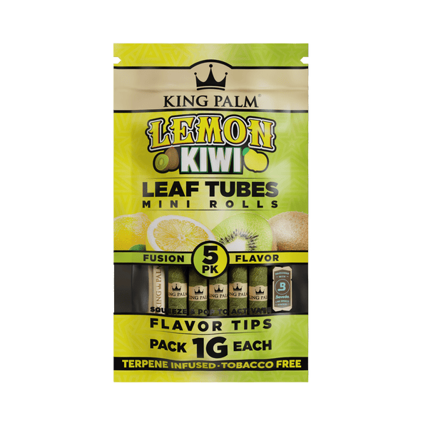 KING PALM- 5 ROLLIES- LEMON KIWI