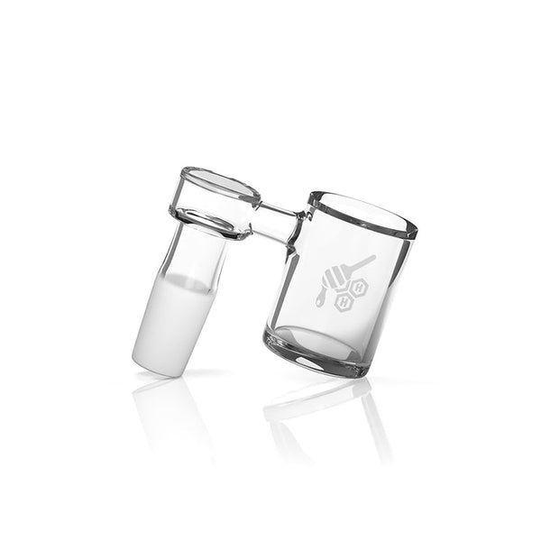 HONEYBEE HERB ORIGINAL BEVEL SIDECAR QUARTZ BANGER - 90° DEGREE- 10MM