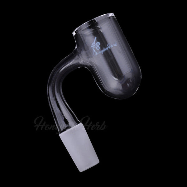 HONEYBEE HERB HONEY BEVEL DEEP BOWL QUARTZ BANGER - 90° DEGREE- 14MM