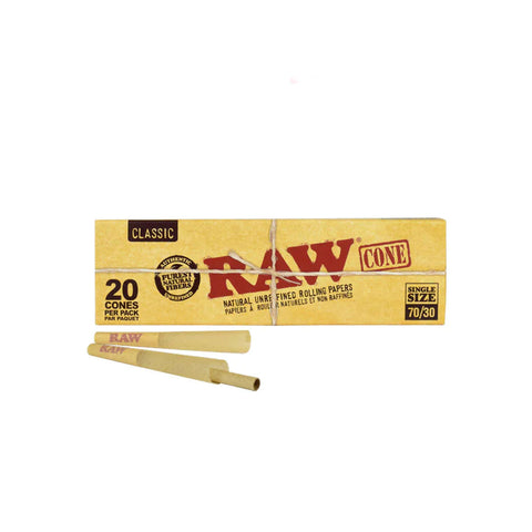 RAW- 20PK 70/30 CLASSIC CONES