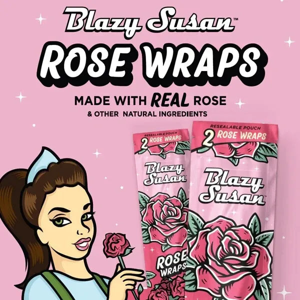 BLAZY SUSAN ROSE WRAP CONES