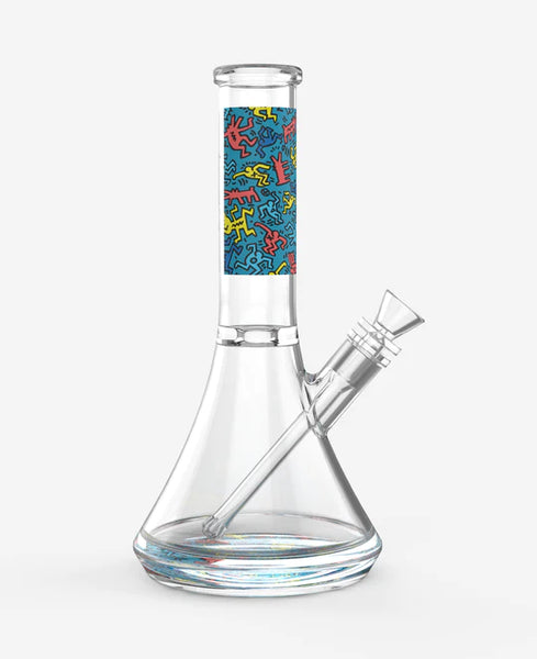 K HARING GLASS WATER PIPE