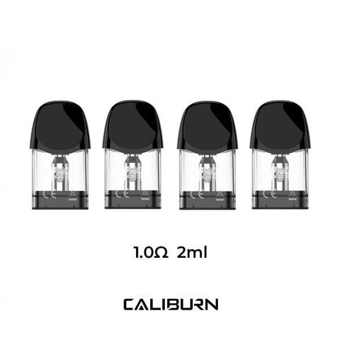 CALIBURN BY UWELL A3 REFILLABLE PODS 1.0 OHM 4PK