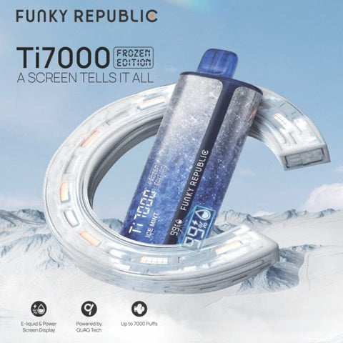 Funky Republic Ti7000 Disposable FROZEN EDITION