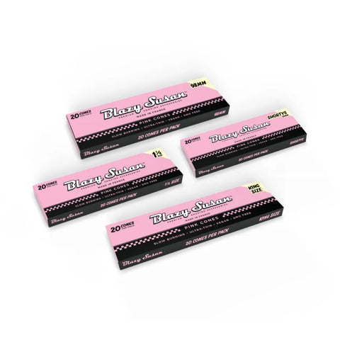 BLAZY SUSAN PINK PRE ROLLED CONES 20CT