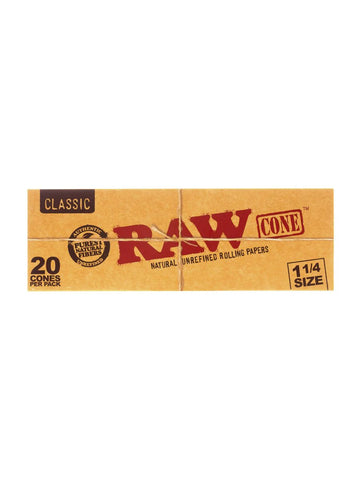 RAW- 20PK 1 1/4 CLASSIC CONES