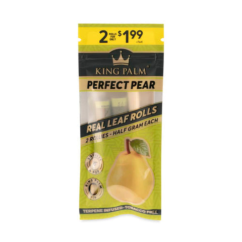 KING PALM ROLLIES 2PK - PERFECT PEAR
