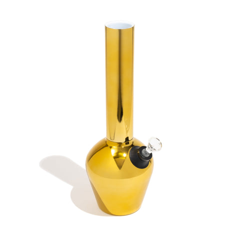 CHILL STEEL PIPES - MIRROR GOLD BONG - LIMITED EDITION