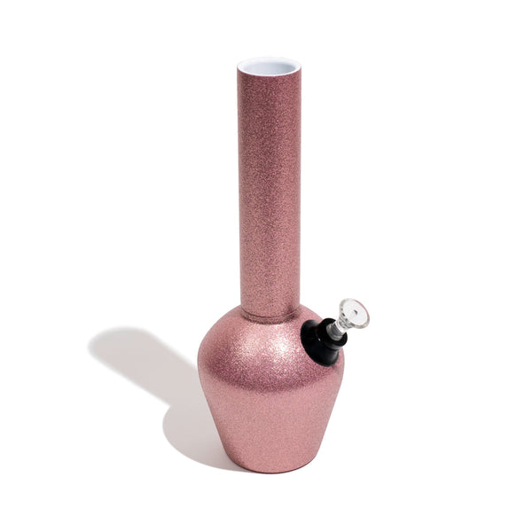 Chill Steel Pipes- PINK GLITTERBOMB BONG