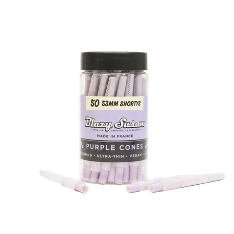 Shorty Purple Pre Rolled Cones – 50 Count