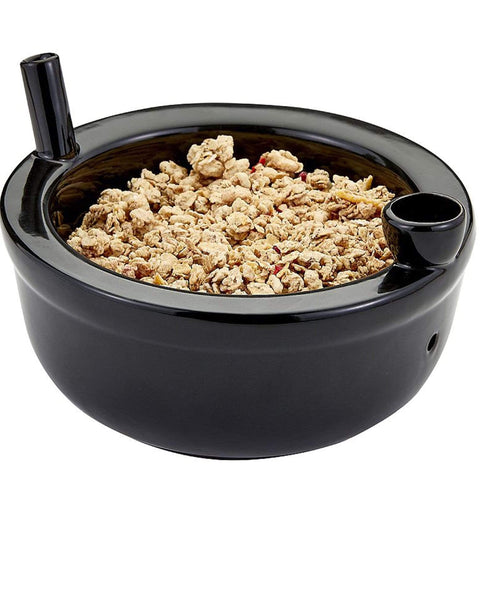 Cereal Bowl Pipe - Roast & Toast (black)