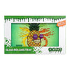 Ooze Rolling Tray - Shatter Resistant Glass - Mr. Pineapple - Small